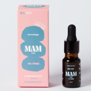 3% olejek CBD broad spectrum, thc FREE / 300 mg